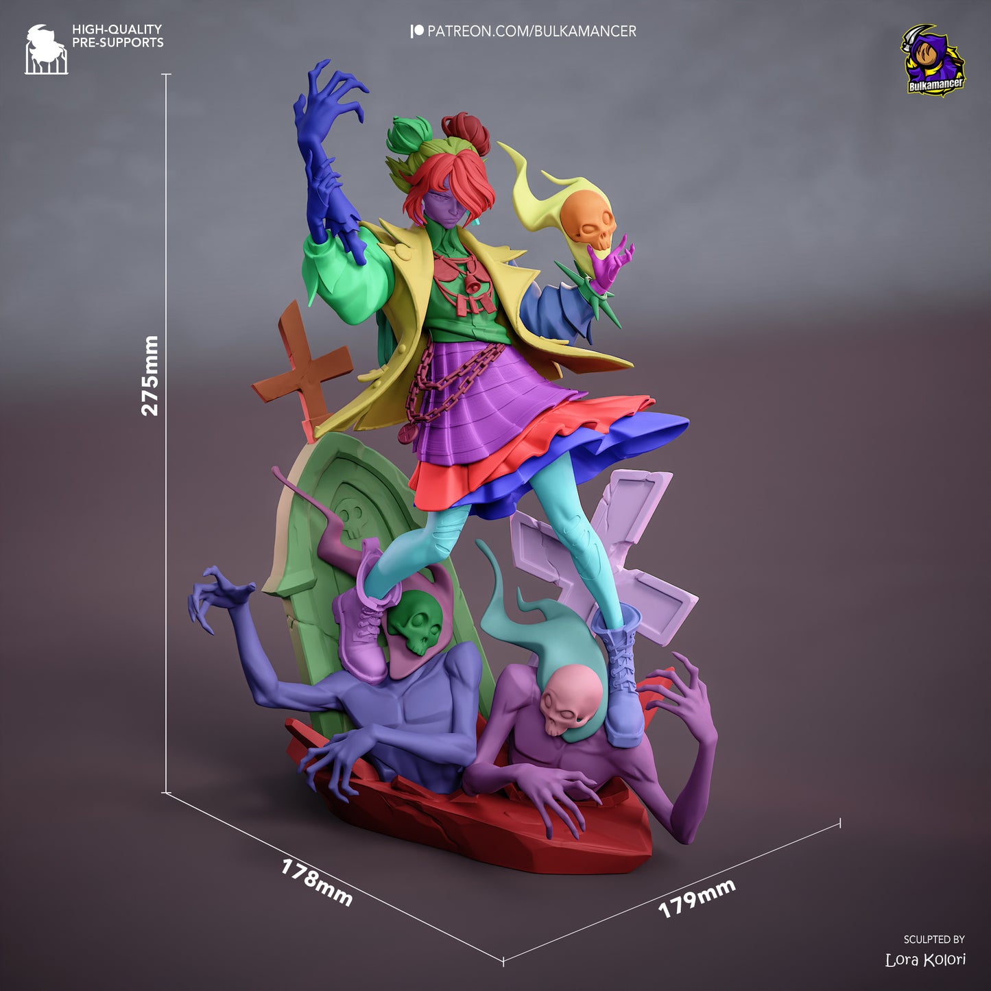 Graves Statue 3D-Printed Kit