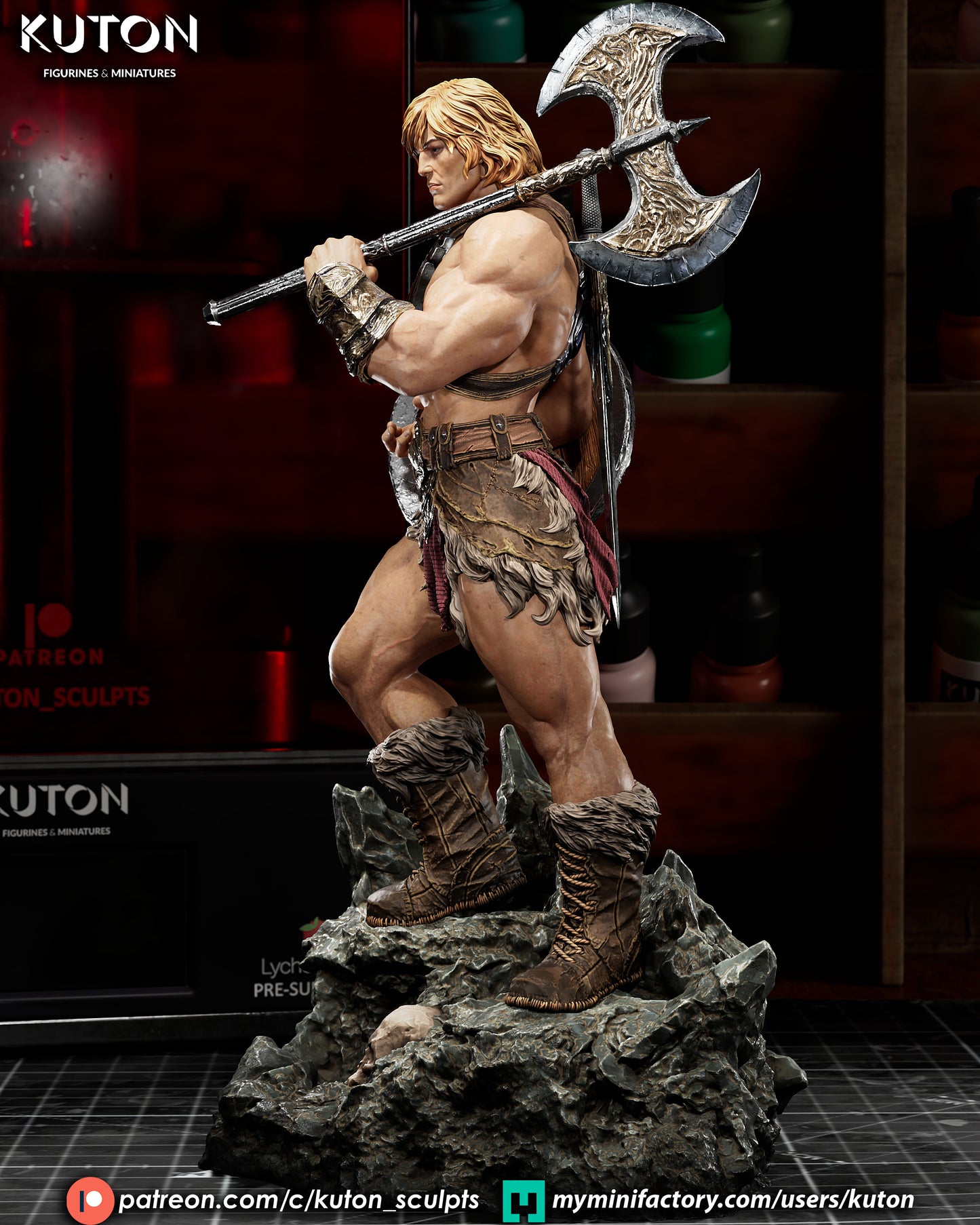He-Man Statue 3D-Printed Kit