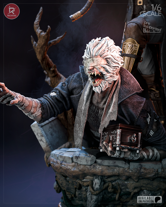 The Hunter Statue 3D-Printed Kit