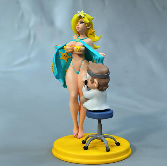 Peach & Dr. Mario Statue