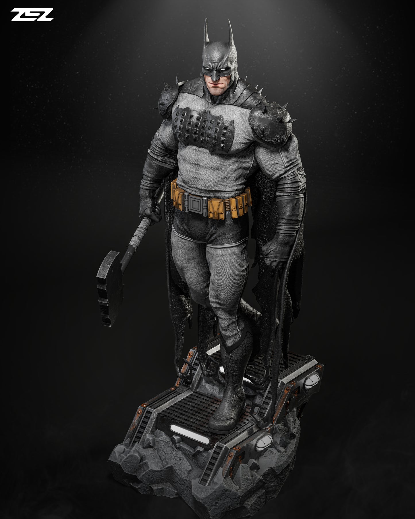 Absolute Batman Statue 3D-Printed Kit