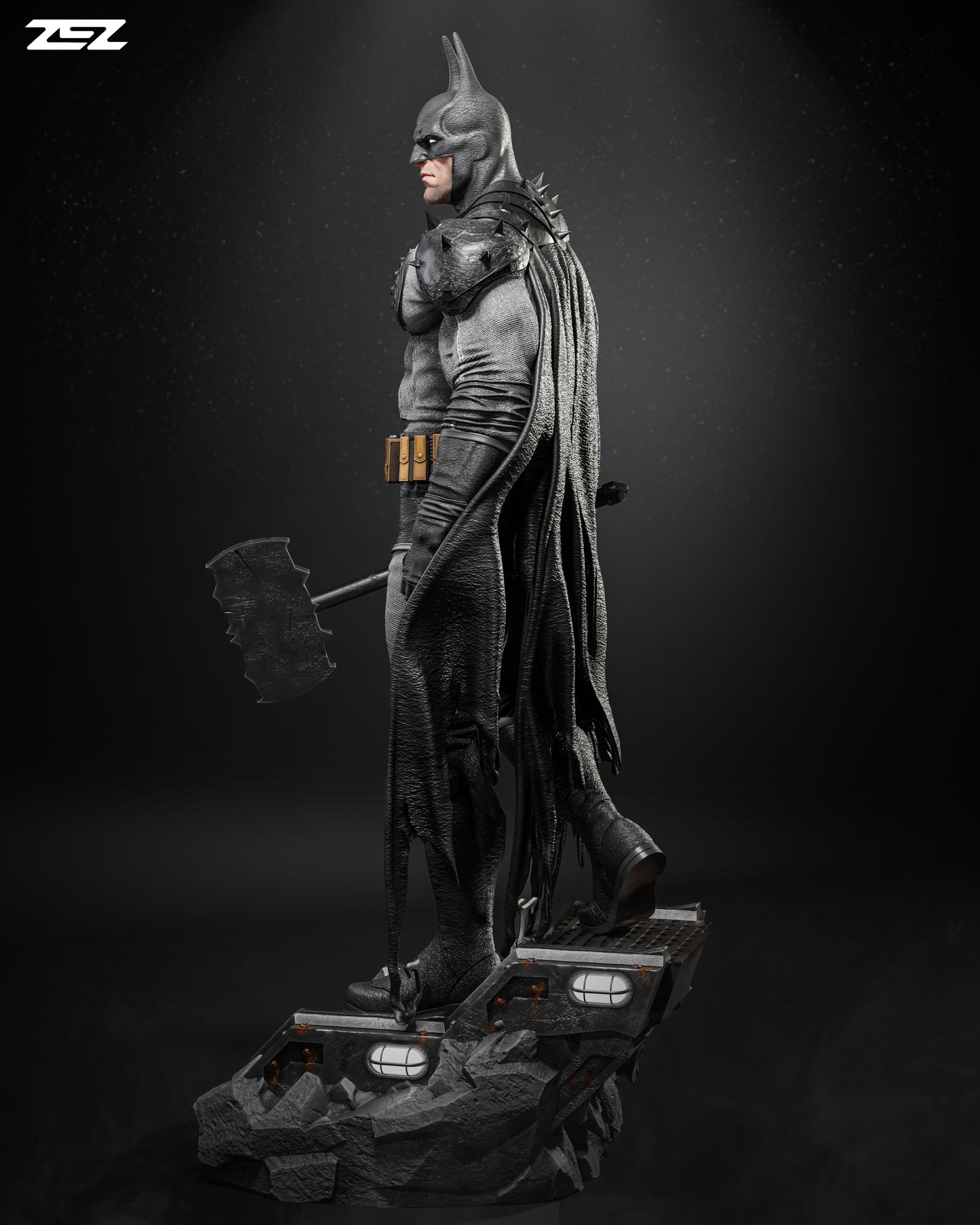 Absolute Batman Statue 3D-Printed Kit