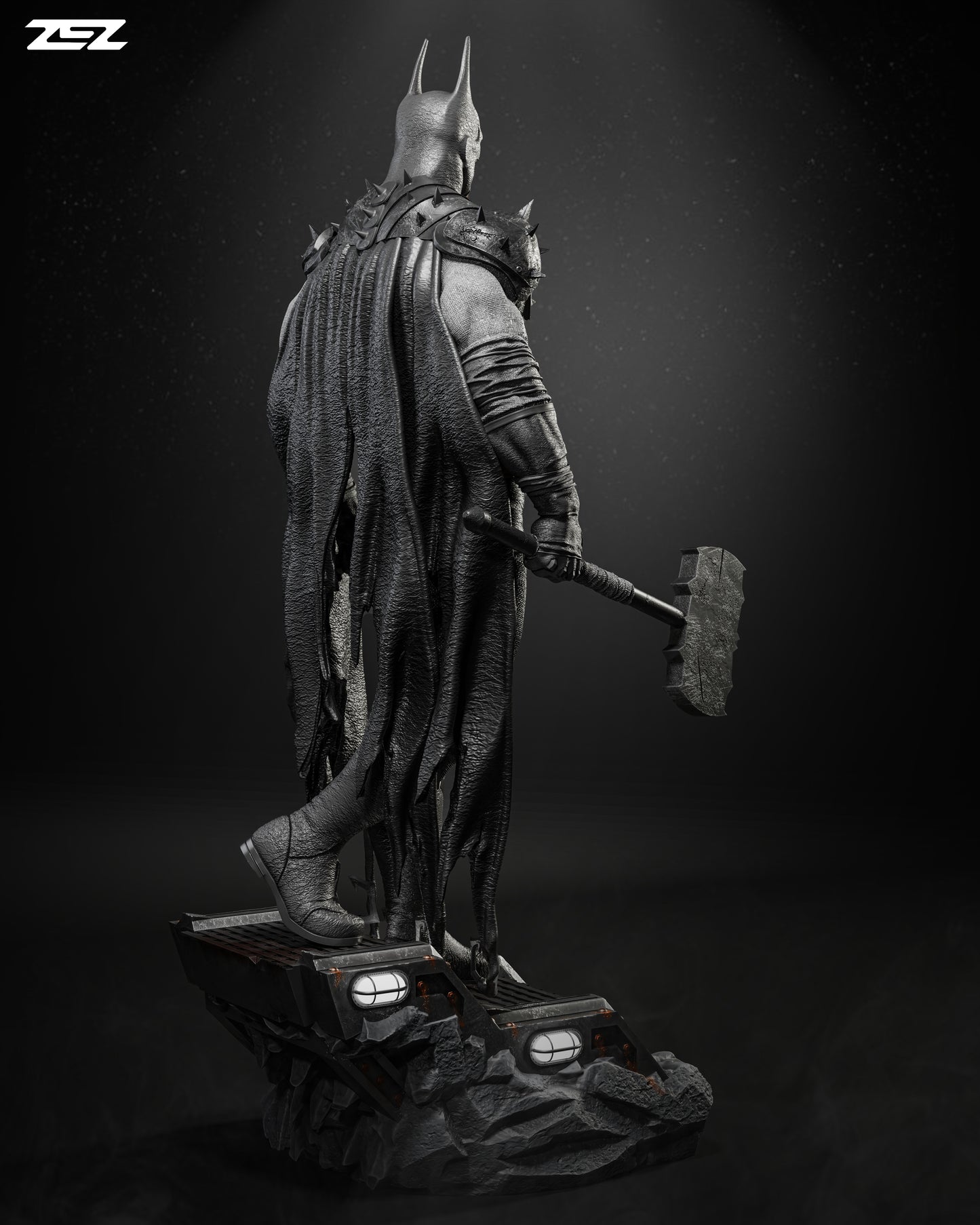 Absolute Batman Statue 3D-Printed Kit