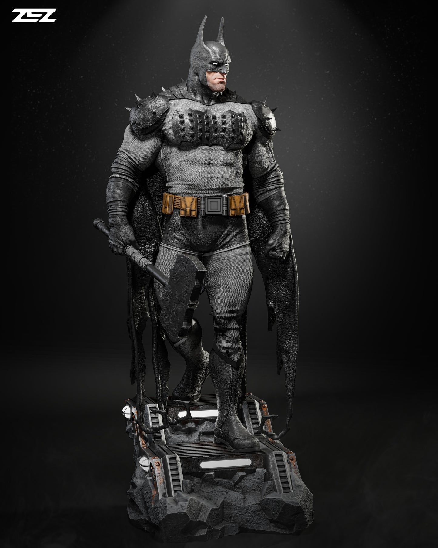 Absolute Batman Statue 3D-Printed Kit
