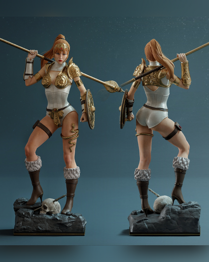 Warrior Goddess Statue 3D-Printed Kit