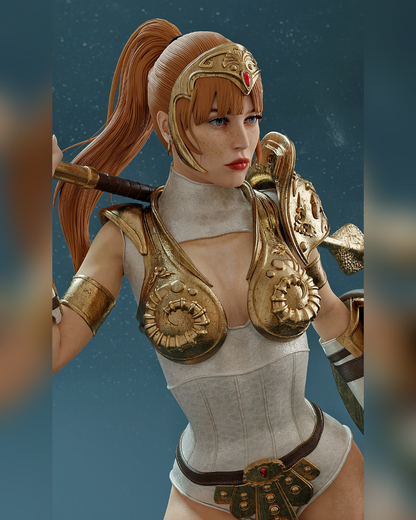Warrior Goddess Statue 3D-Printed Kit