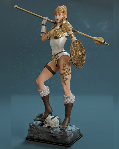 Warrior Goddess Statue 3D-Printed Kit