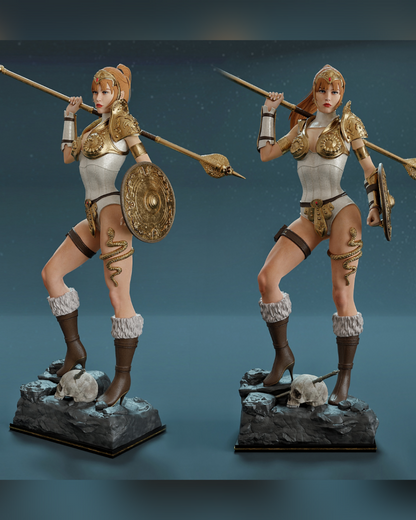 Warrior Goddess Statue 3D-Printed Kit