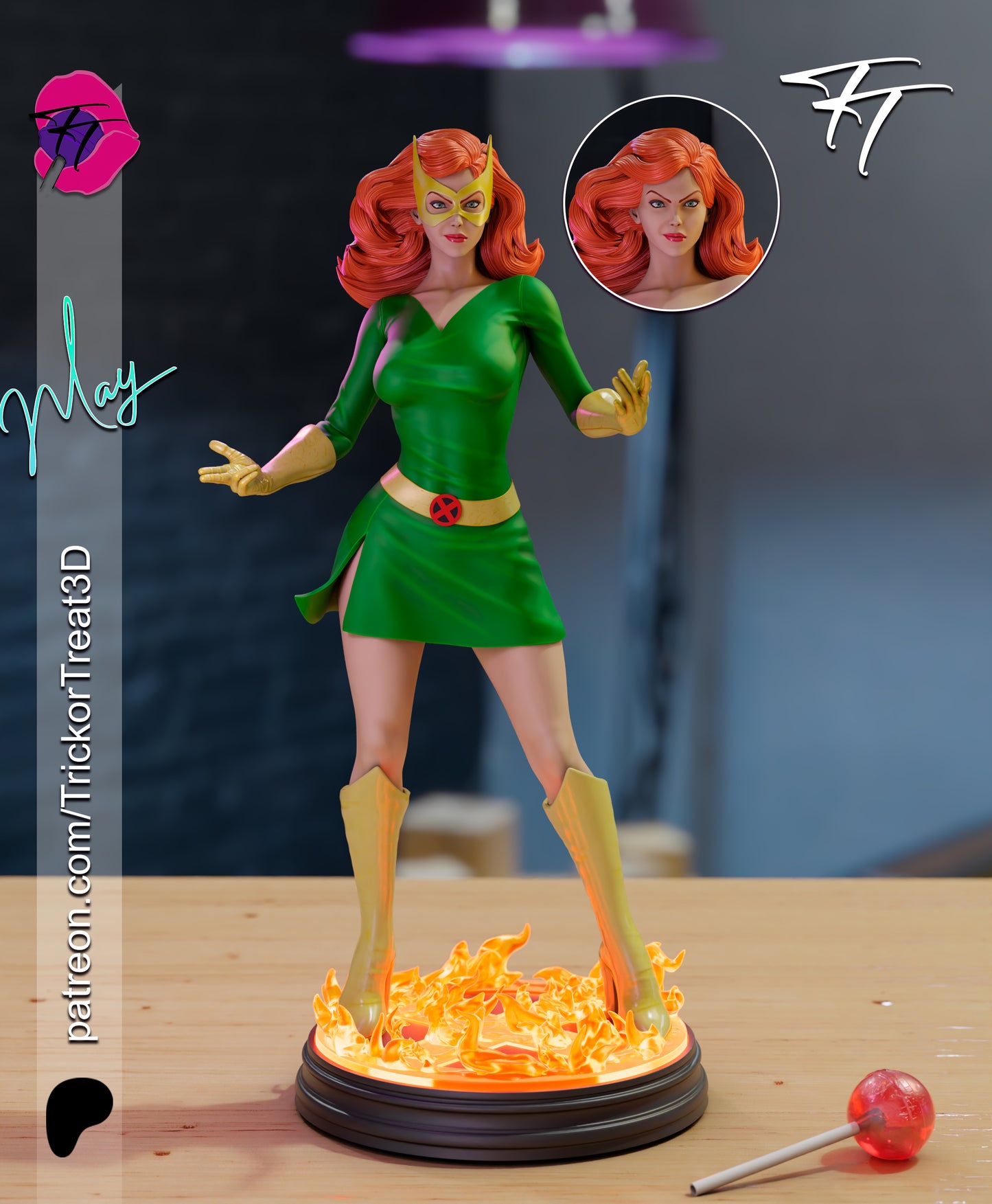 Jean Grey 1963 Statue