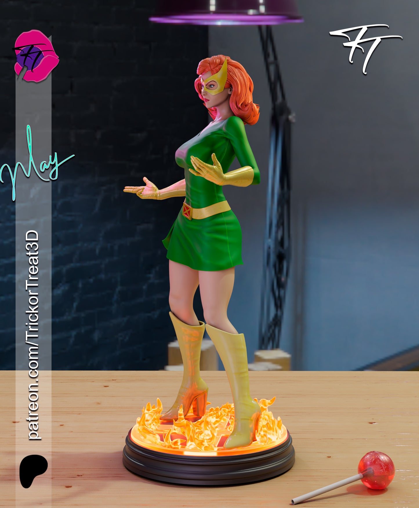 Jean Grey 1963 Statue