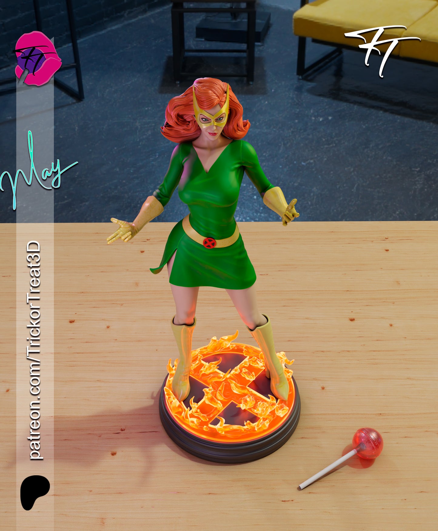 Jean Grey 1963 Statue