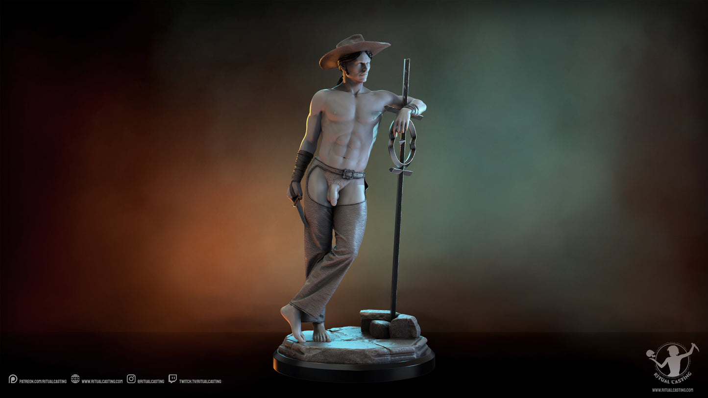 Inquisitor Jericho Blackwood Statue NSFW