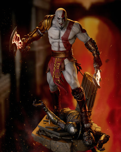 Kratos Statue 3D-Printed Kit