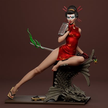 Katana Bombshell Statue