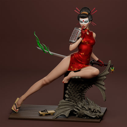 Katana Bombshell Statue