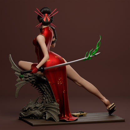 Katana Bombshell Statue