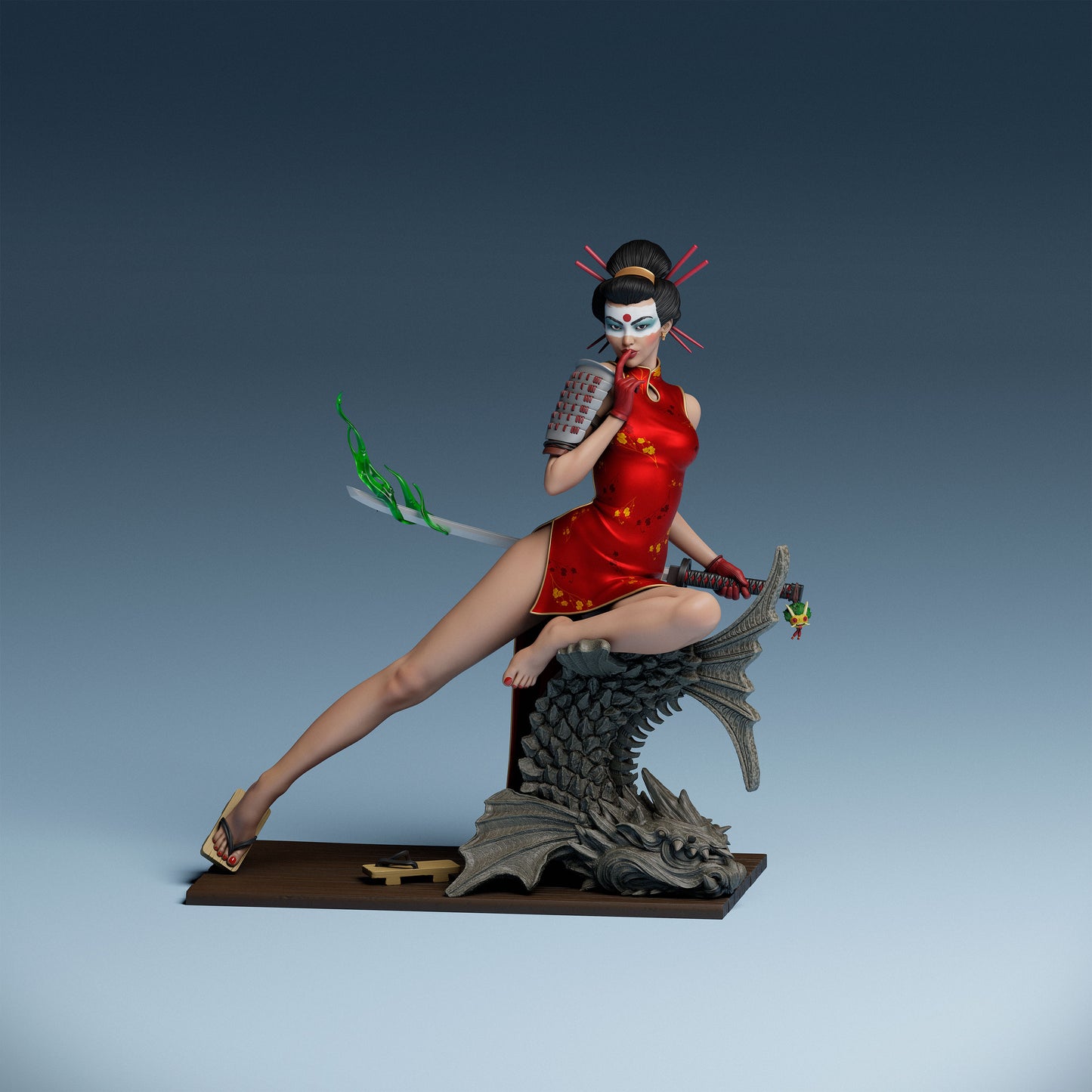 Katana Bombshell Statue