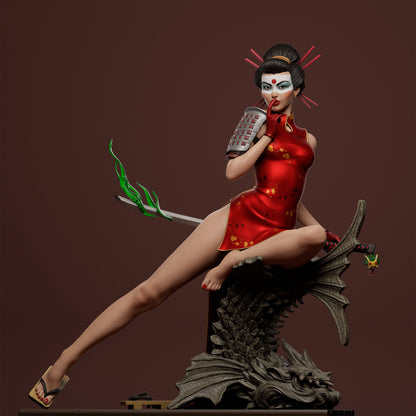 Katana Bombshell Statue