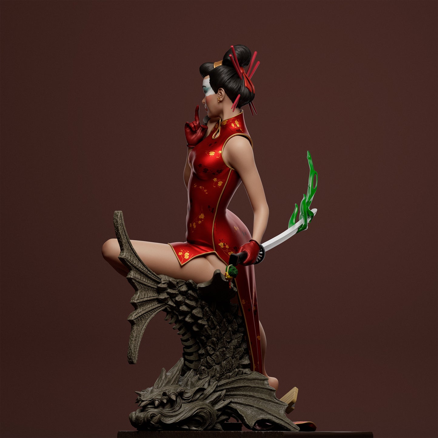 Katana Bombshell Statue