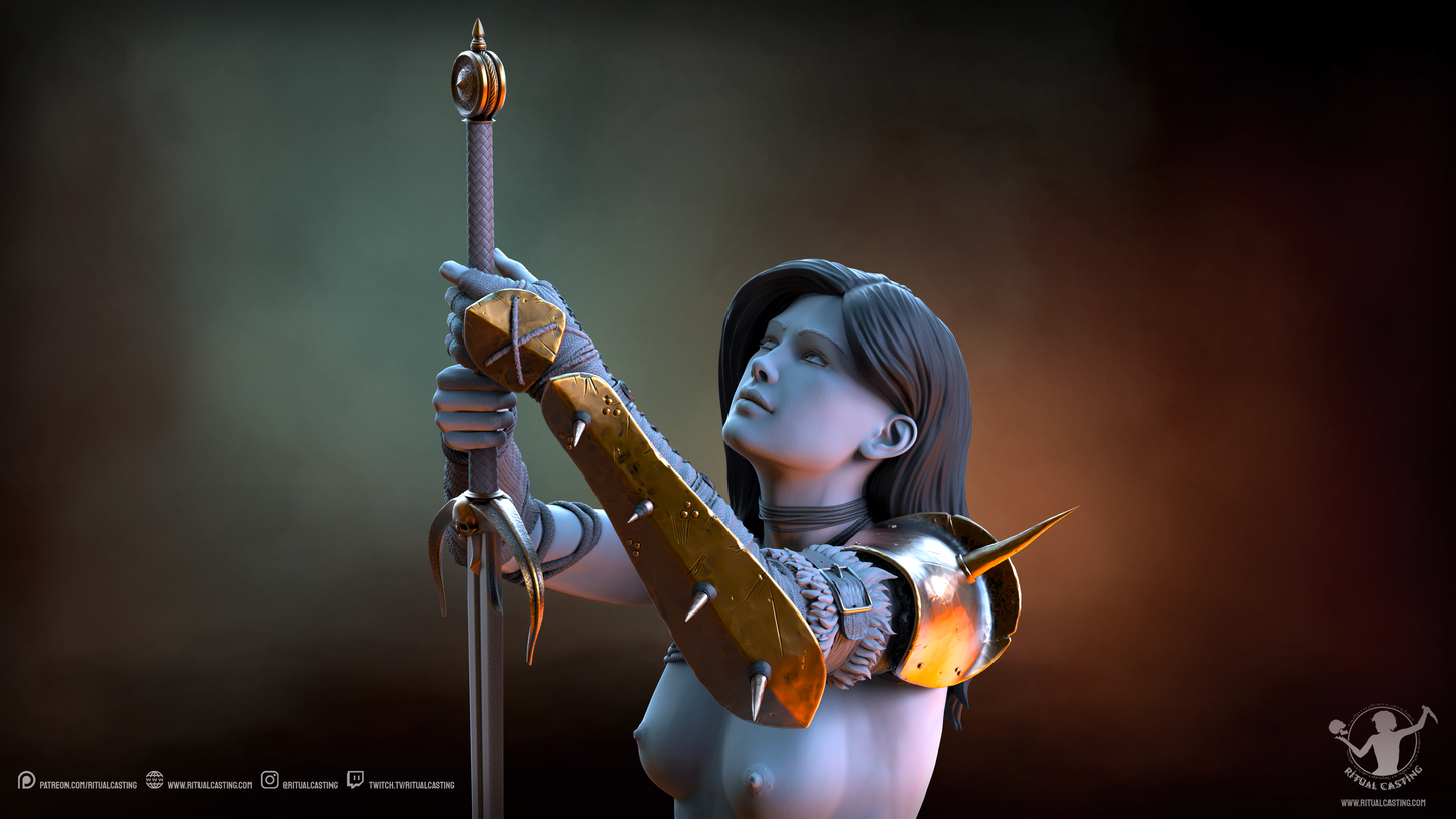 Keena The Anointed Statue