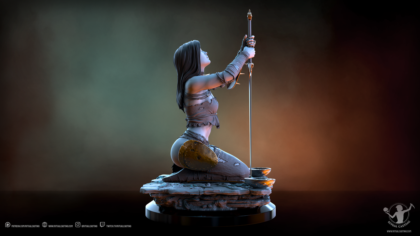 Keena The Anointed Statue