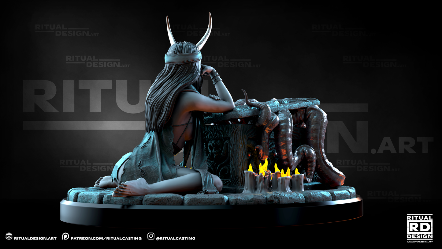 Kestra Statue 3D-Printed Kit