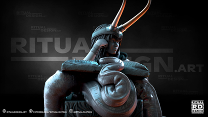 Kestra Statue 3D-Printed Kit