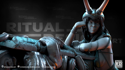 Kestra Statue 3D-Printed Kit