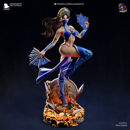 Kitana Statue 3D-Printed Kit