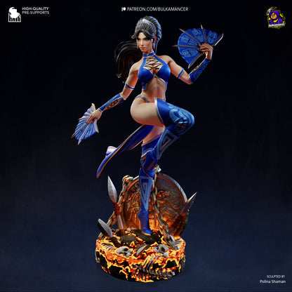 Kitana Statue 3D-Printed Kit
