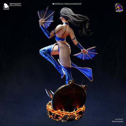 Kitana Statue 3D-Printed Kit