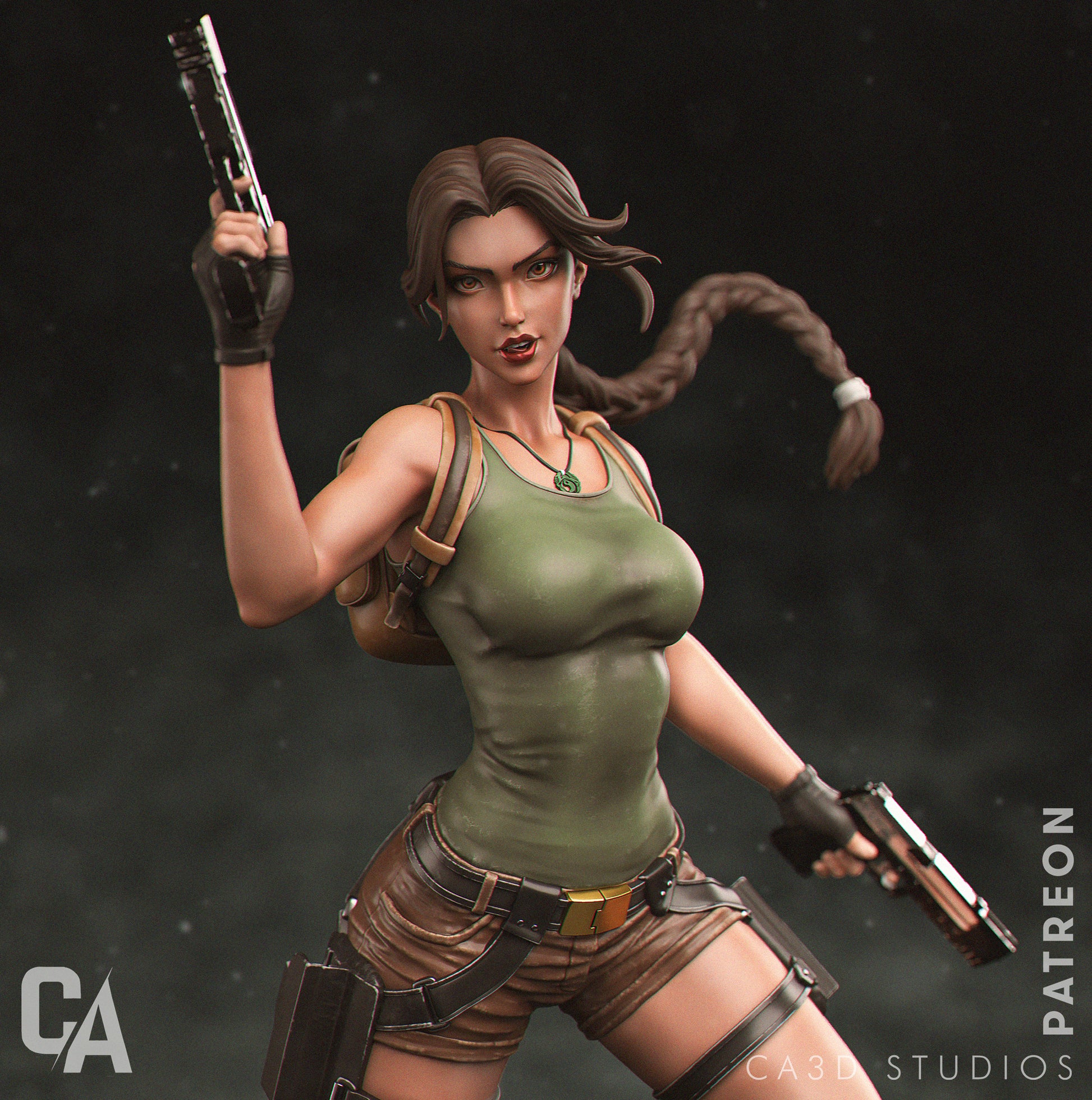 Figurine TOMB RAIDER Legend Lara Croft GOTH résine NEUF Édition Atlas Figurine TOMB RAIDER Legend Lara Croft GOTH résine NEUF Édition Atlas