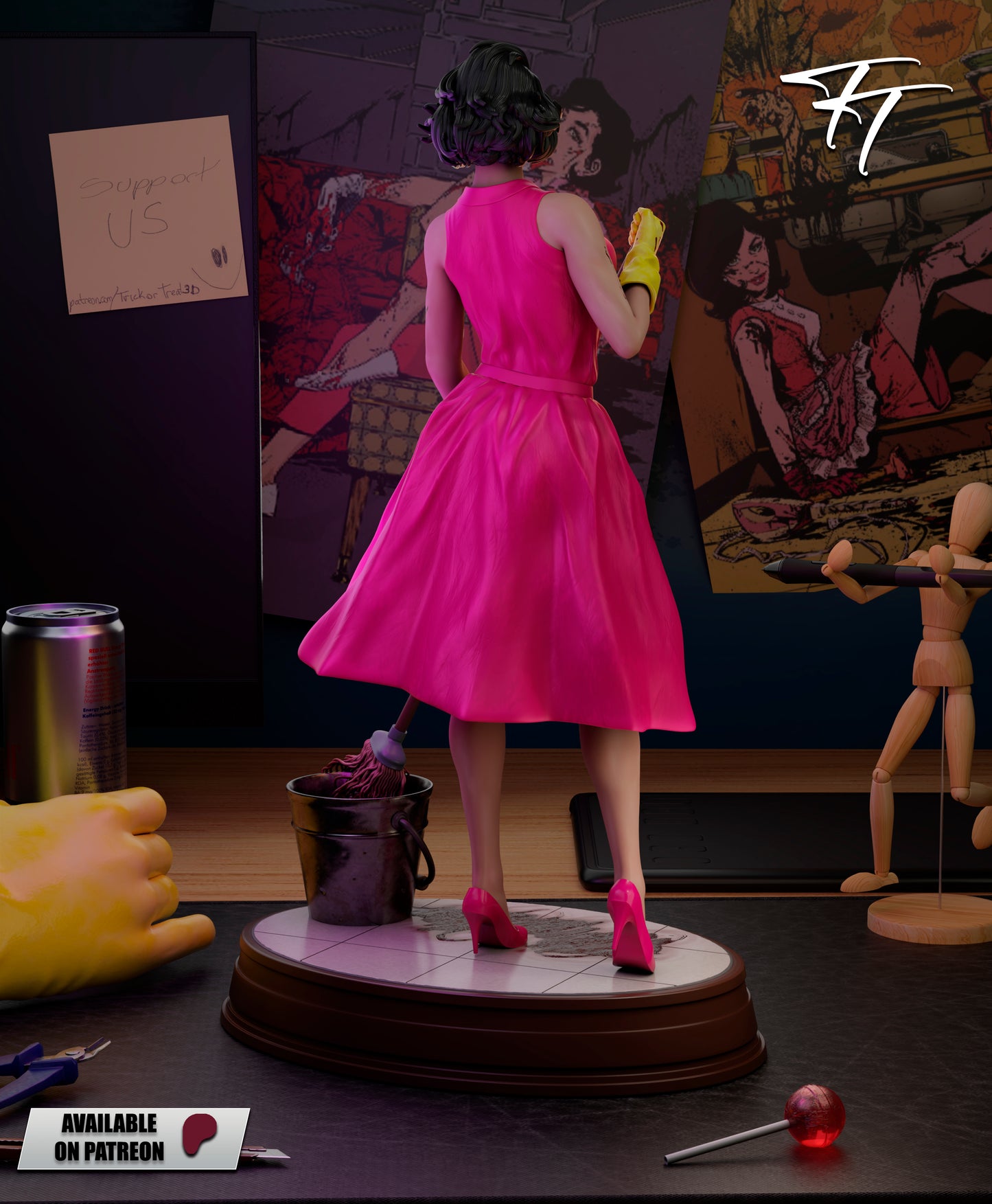 Josie Schuller Lady Killer Statue