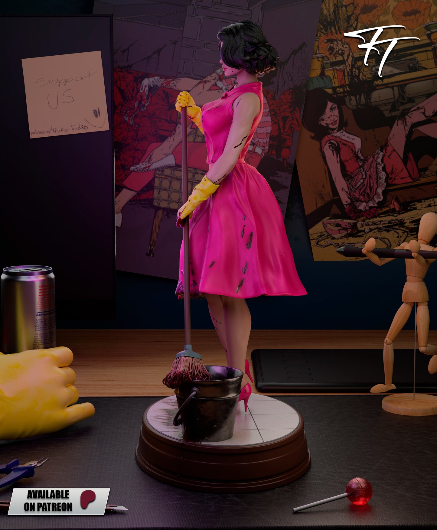 Josie Schuller Lady Killer Statue