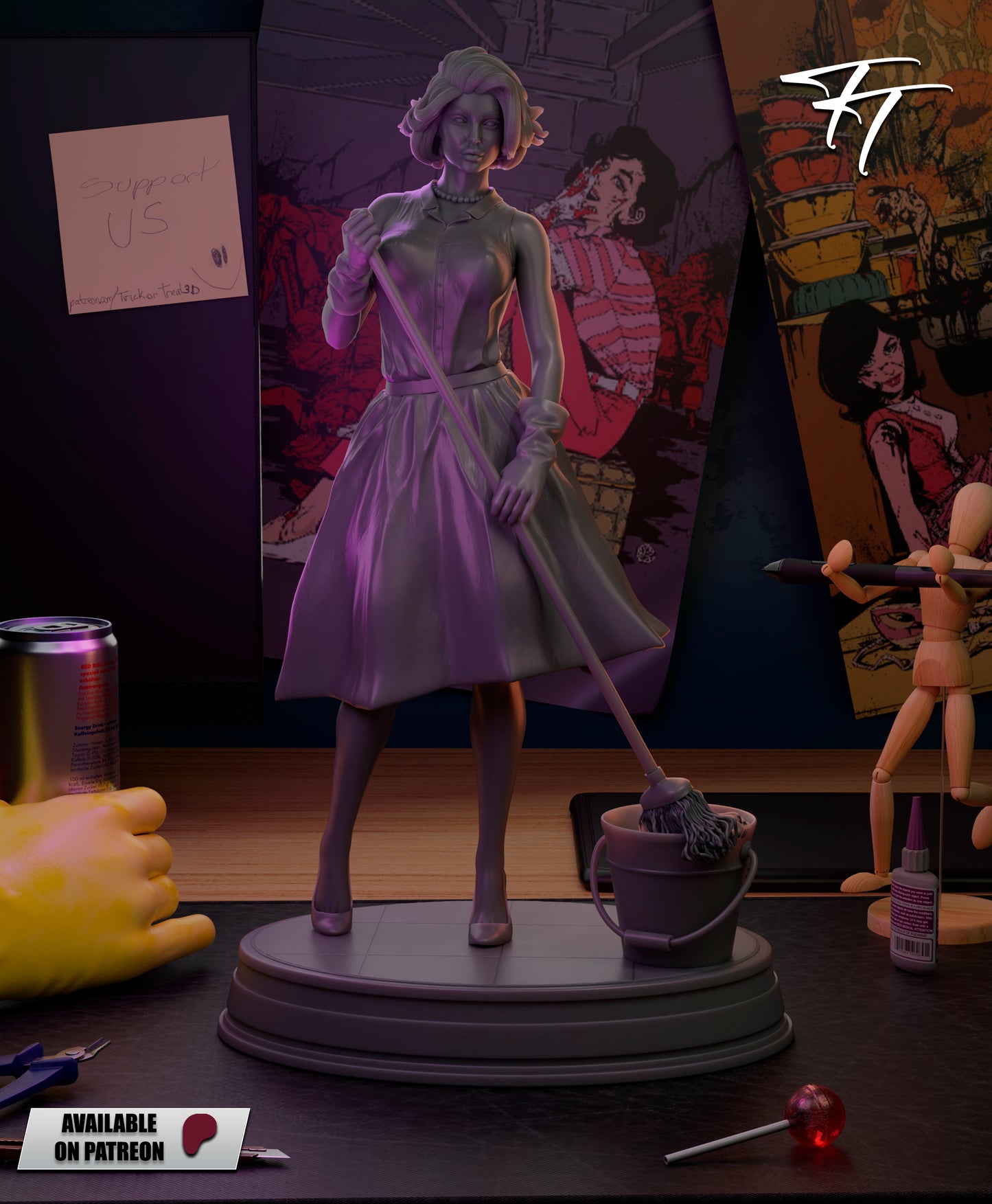 Josie Schuller Lady Killer Statue