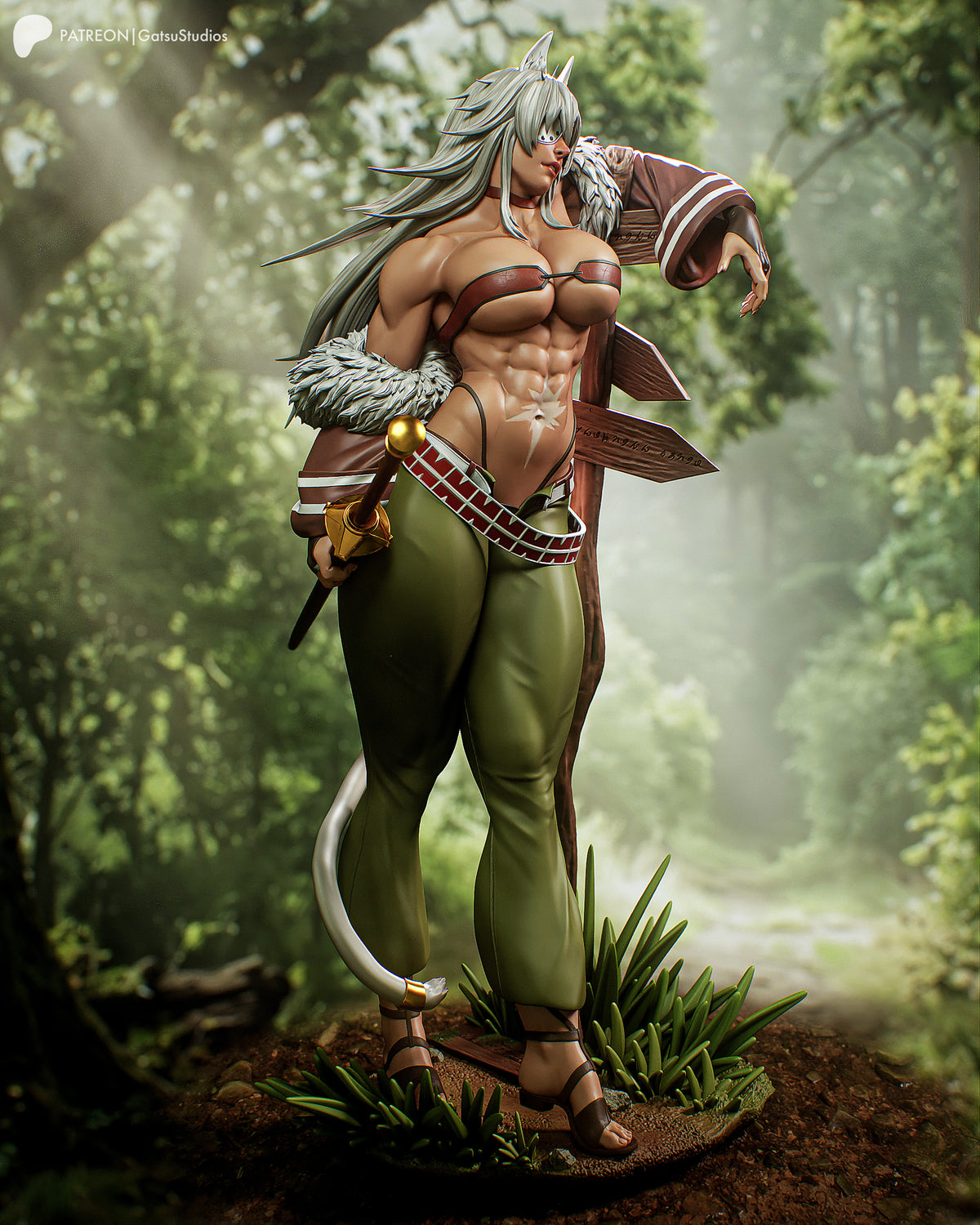 Ghislaine Dedoldia Statue 3D-Printed Kit