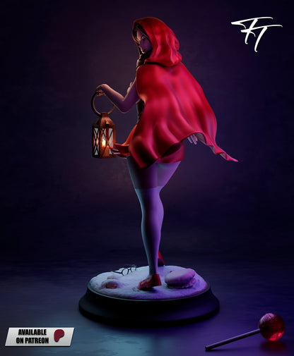 Little Red Riding Hood Statue