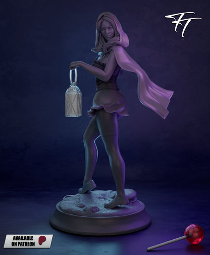 Little Red Riding Hood Statue