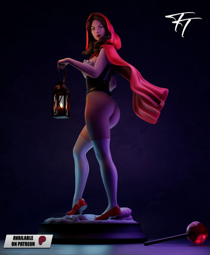 Little Red Riding Hood Statue