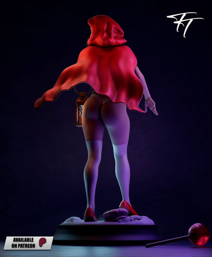 Little Red Riding Hood Statue
