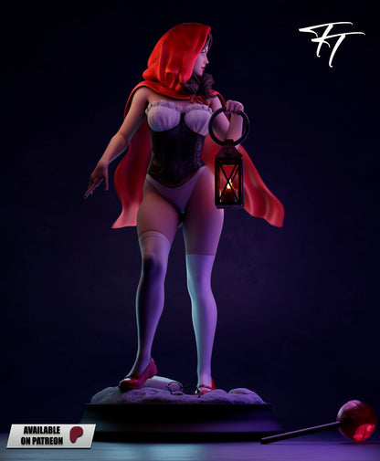 Little Red Riding Hood Statue