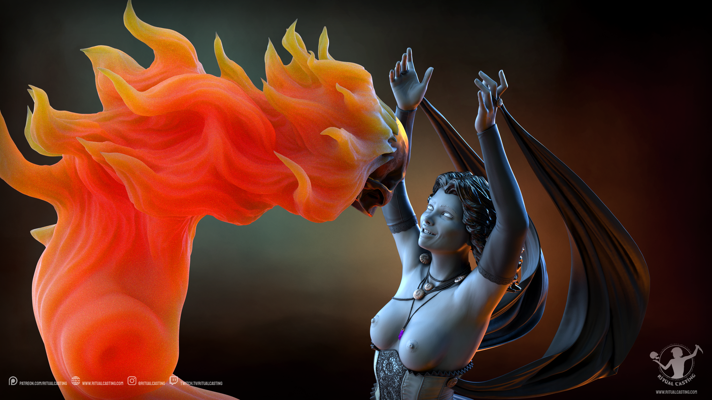 Lyra Statue