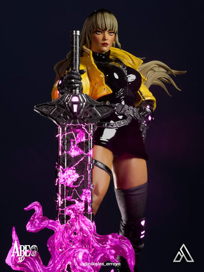 Magik Cyberpunk Statue 3D-Printed Kit