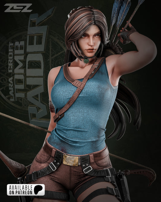 Lara Croft Statue
