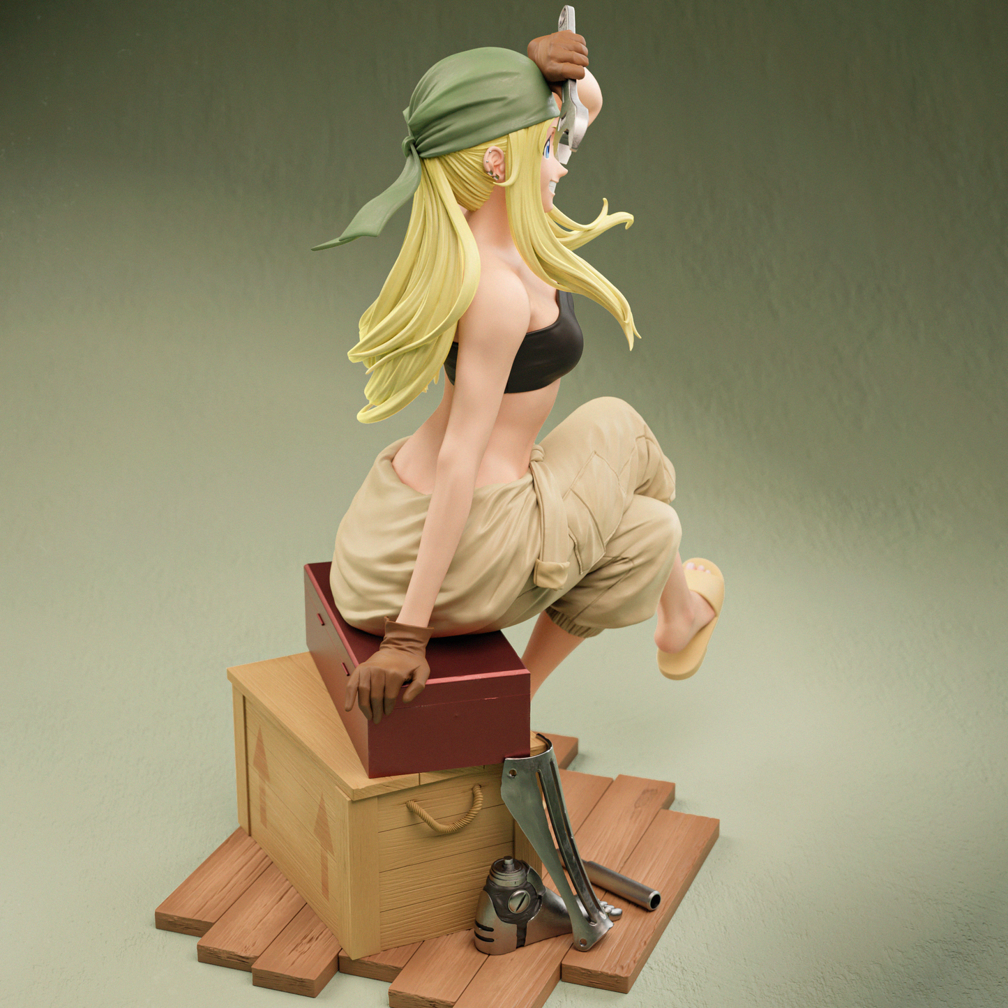 Winry Rockbell Statue