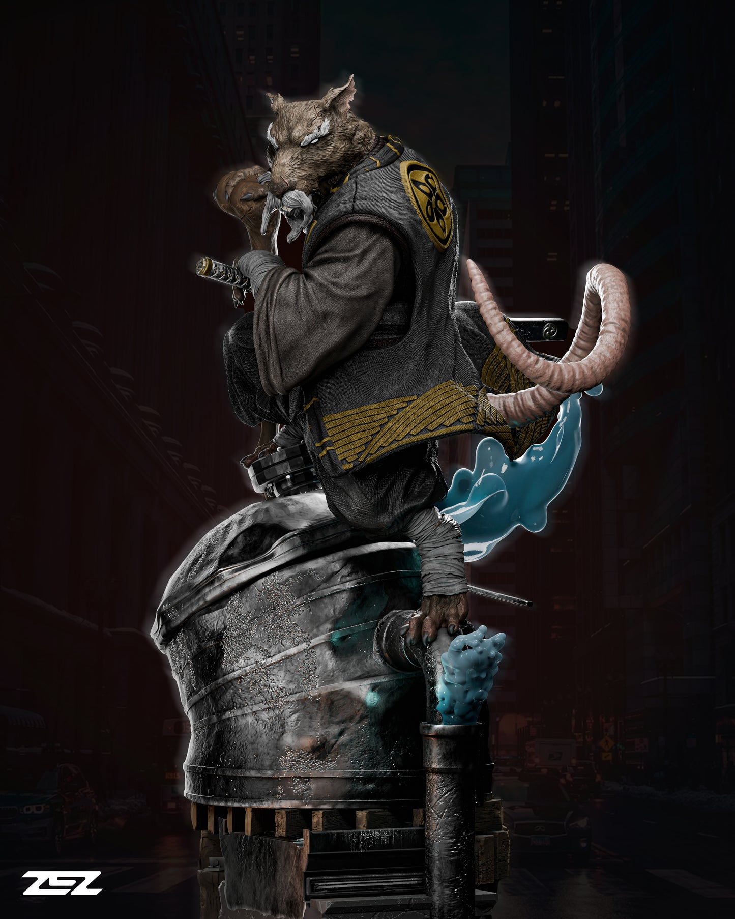 Master Splinter TMNT Statue