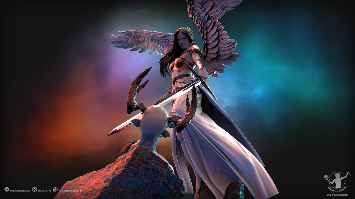 Judgement: Angelic Mary Statue