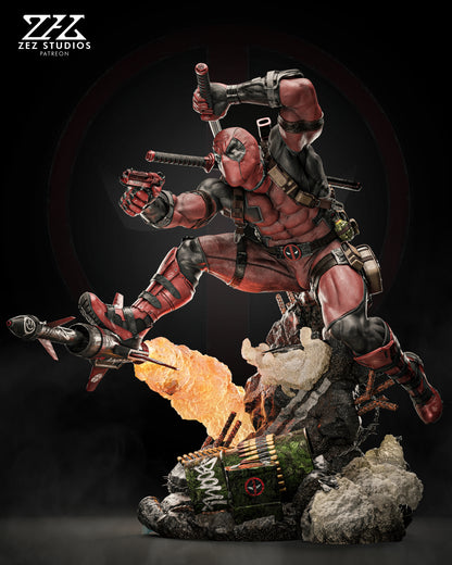 Deadpool Statue 3D-Printed Kit