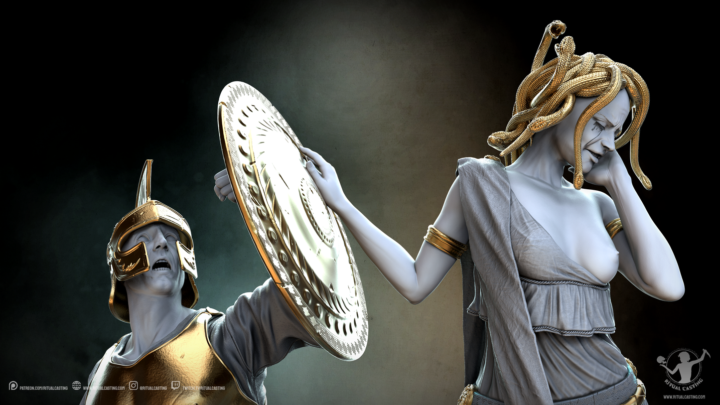 Medusa Statue
