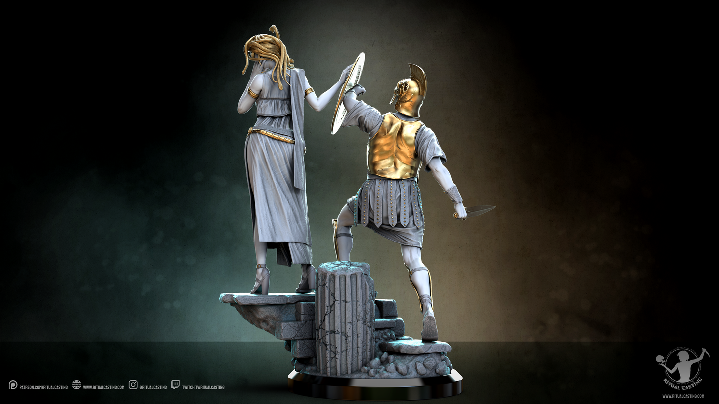 Medusa Statue